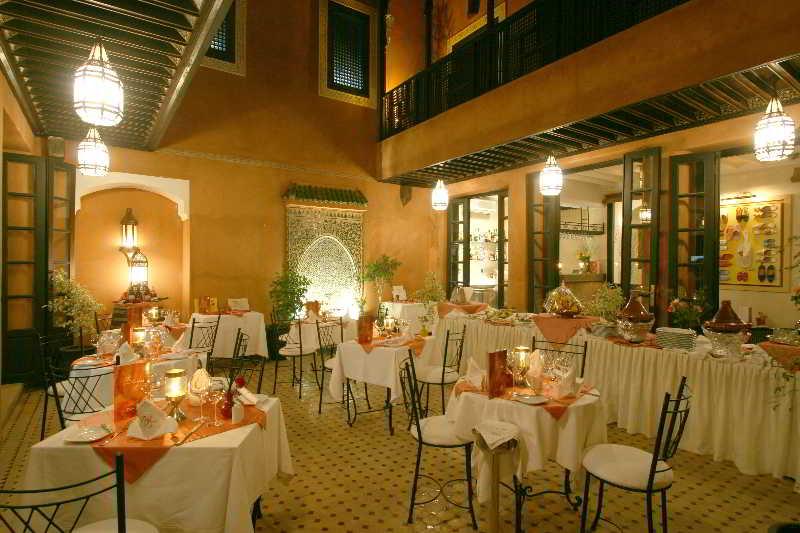Les Borjs De La Kasbah Otel Marakeş Restoran fotoğraf